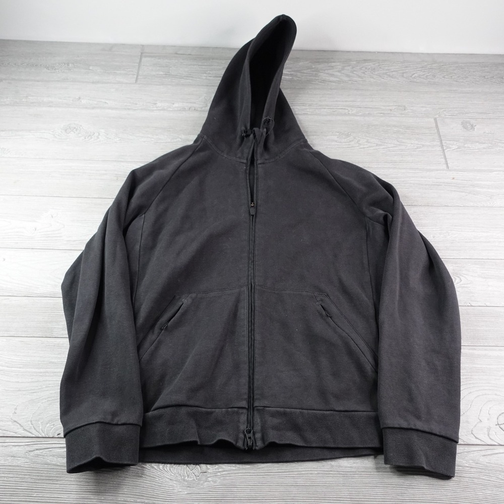 Proof Huckberry Full Zip Cotton Hoodie Men's Large Heavyweight Thick Hiking
